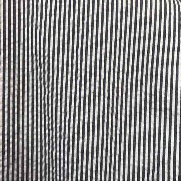 Mango MNG Suit 100% Cotton Seersucker Blazer, Beautifully Tailored, Size 2 - Picture 14 of 15